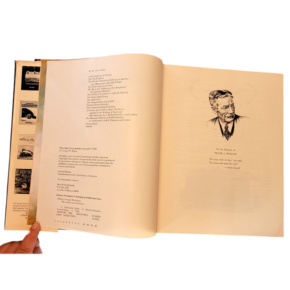 The Cable Car in America by George W Hilton 1982 Railroad Hardcover Book Railfan - Picture 7 of 11